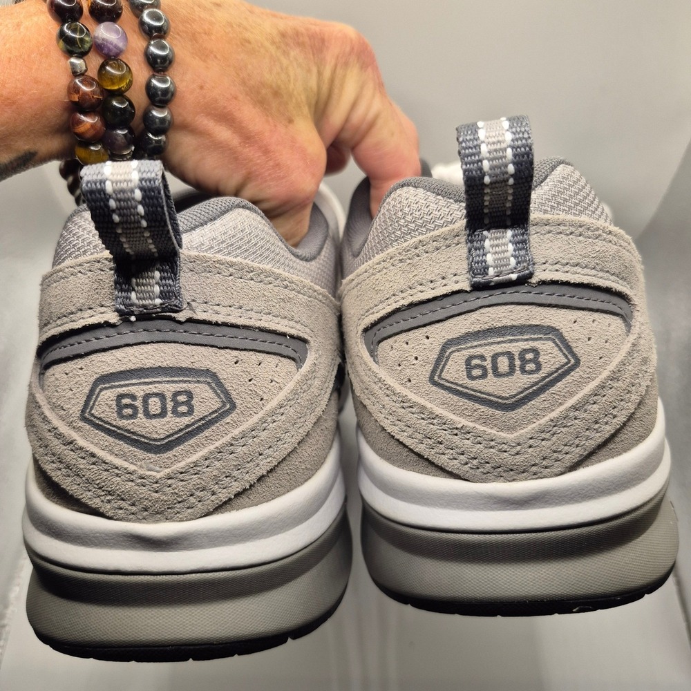 New Balance 608 Absorb Mens Gray Walking Running Shoes Comfort Insert Sneakers - Picture 7 of 9